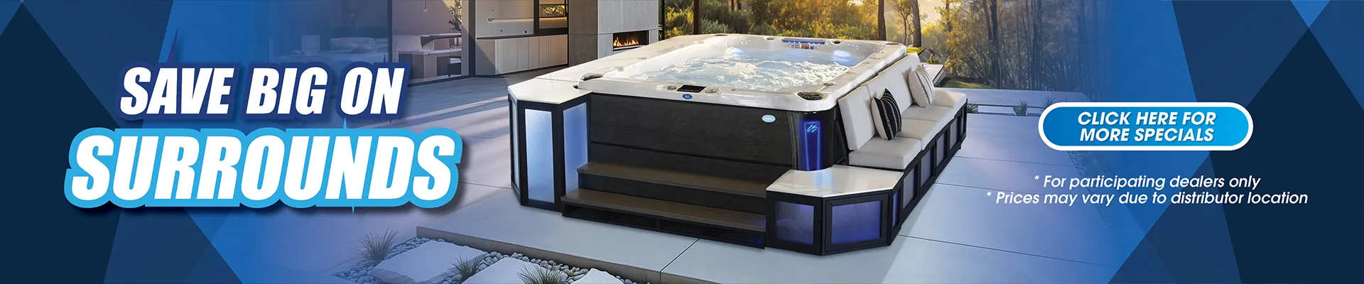 Calspas hot tub being used in a family setting - Culver City