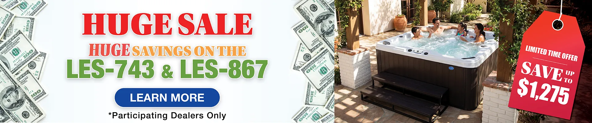 Calspas hot tub being used in a family setting - Culver City